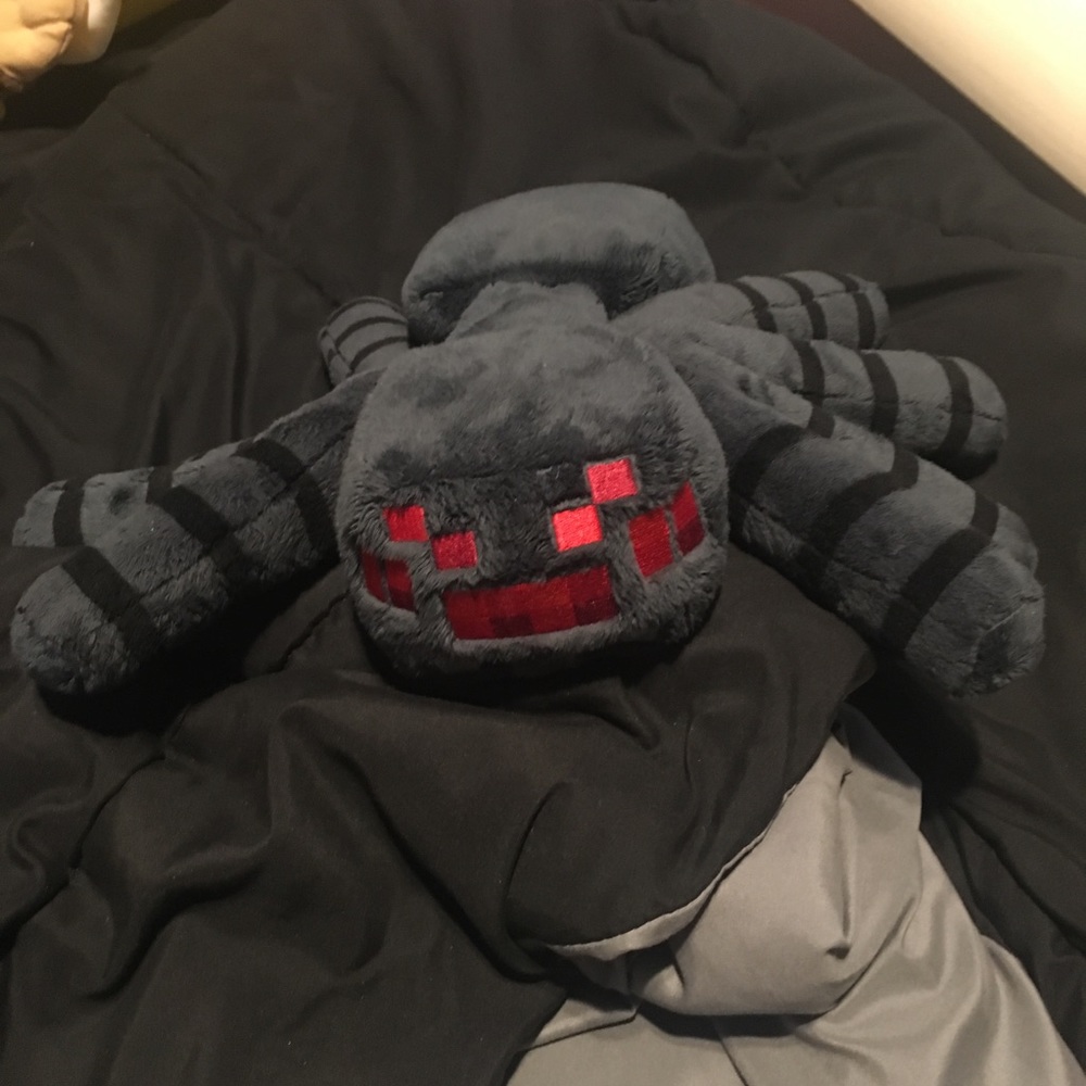 Minecraft spider pillow